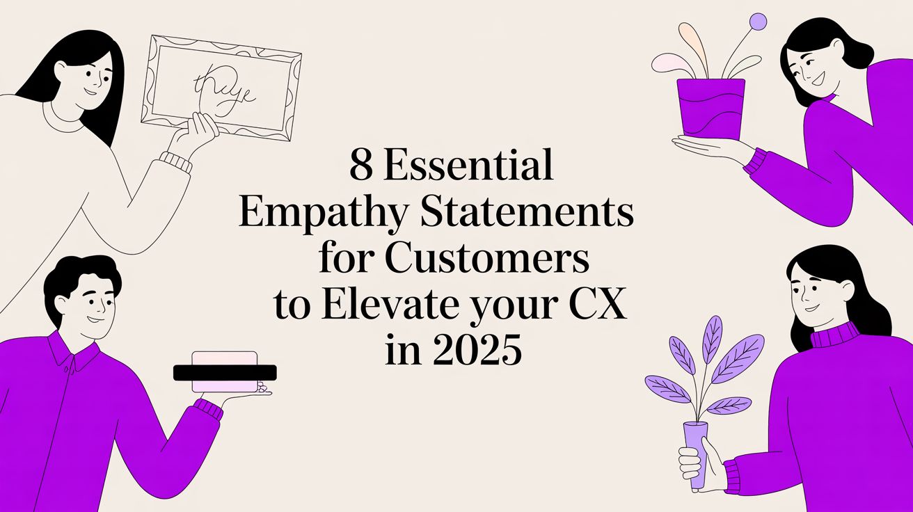 8 Essential Empathy Statements for Customers to Elevate Your CX in 2025