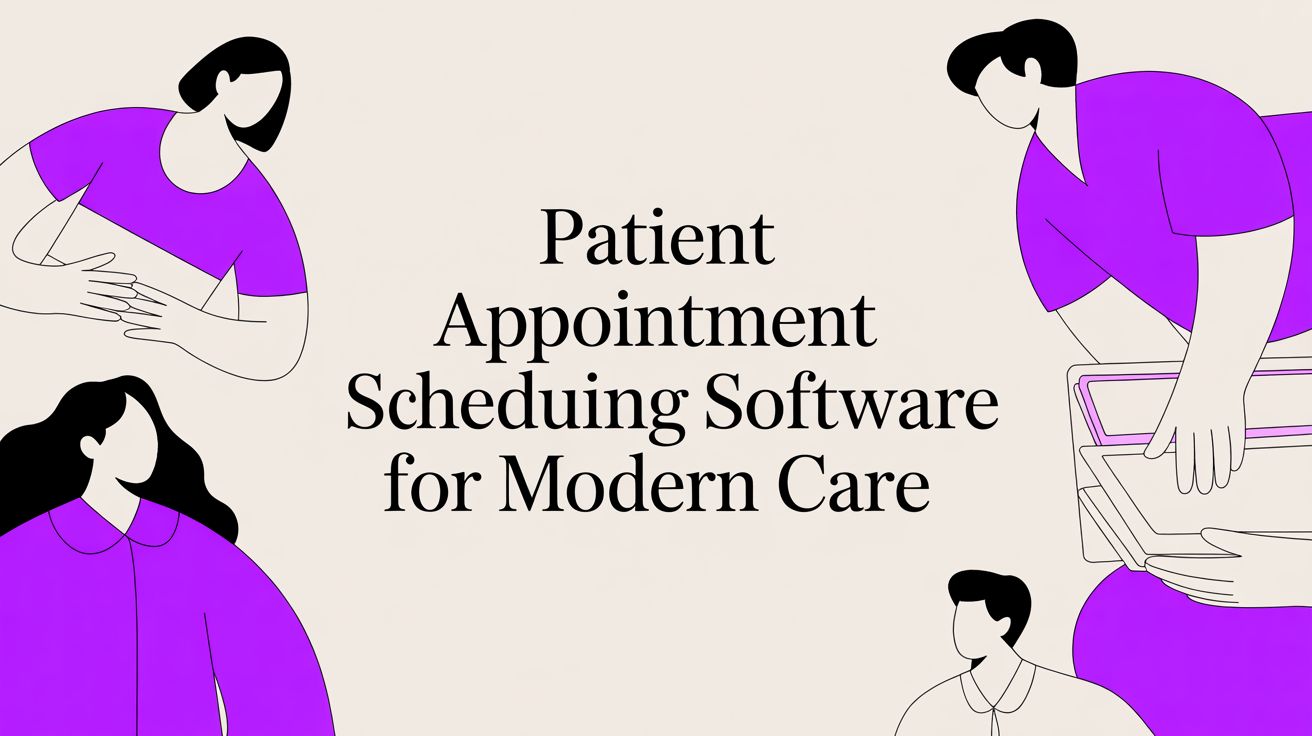 A Strategic Guide to Patient Appointment Scheduling Software for Modern Care