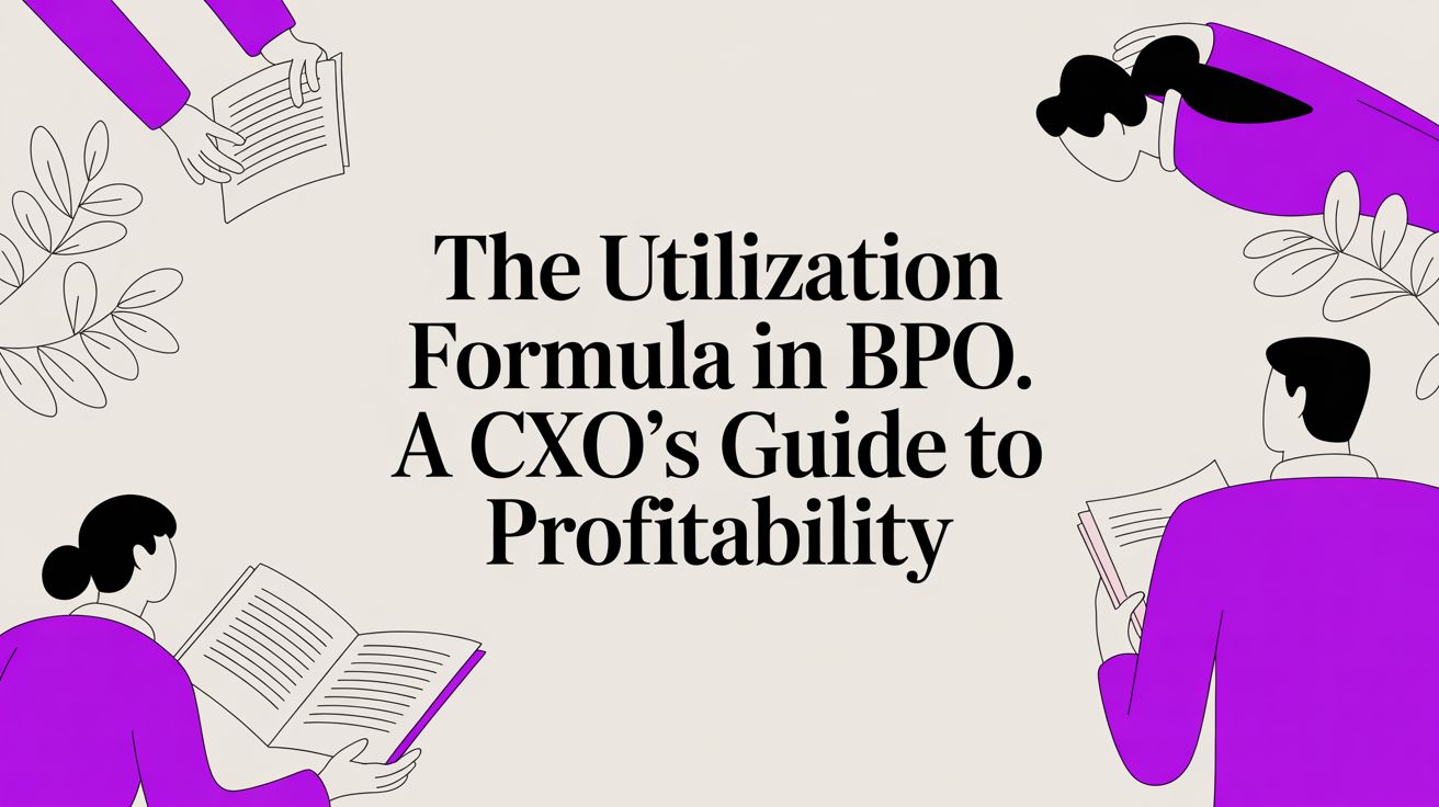 The Utilization Formula in BPO: A CXO’s Guide to Profitability