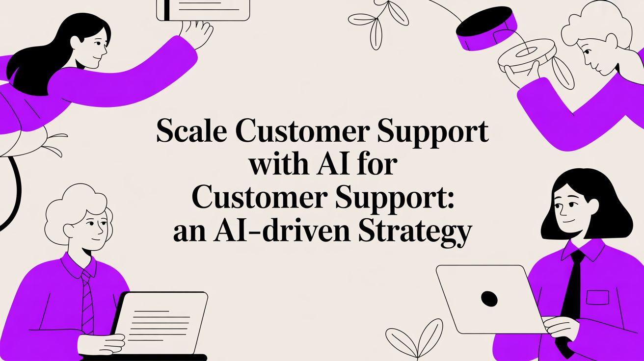 Scale Customer Support With ai for customer support: An AI-Driven Strategy