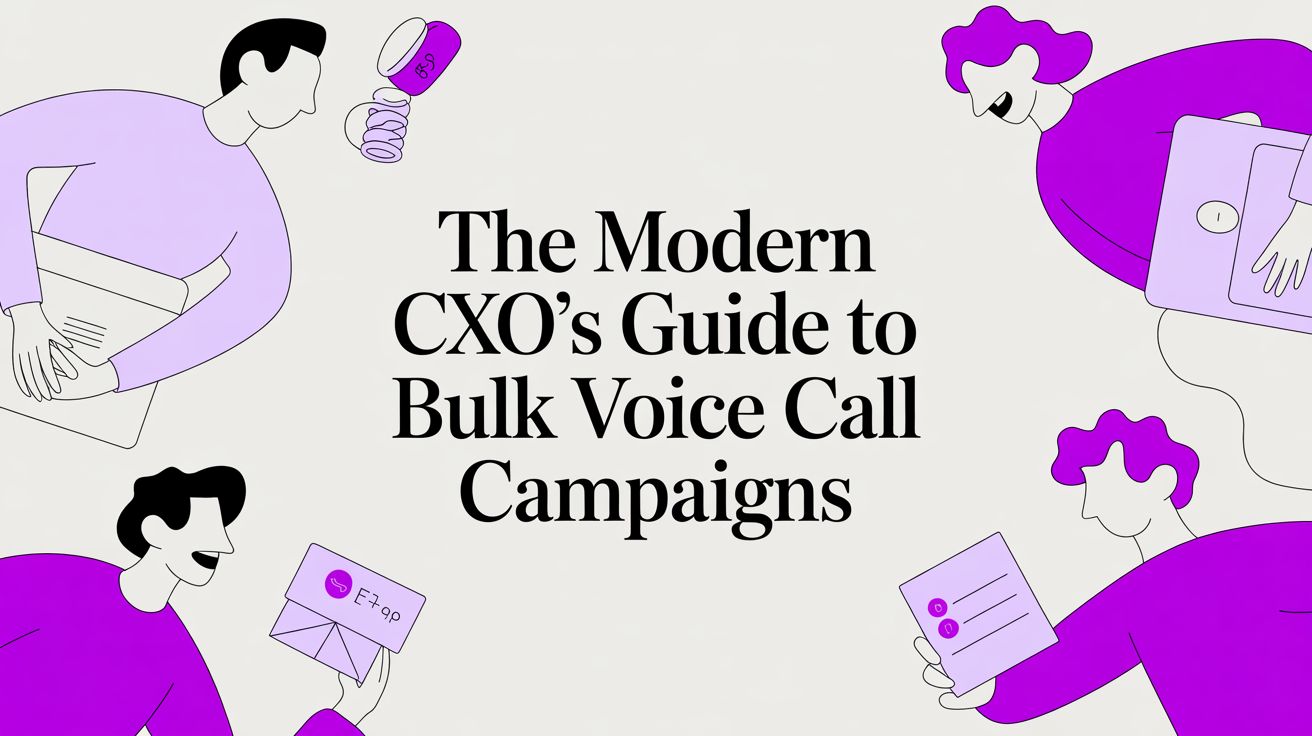 The Modern CXO’s Guide to Bulk Voice Call Campaigns