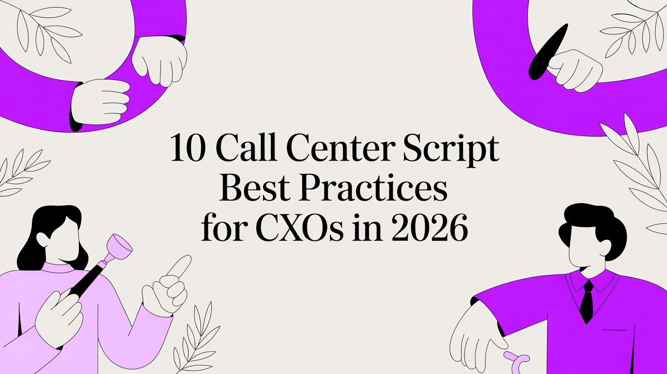10 Call Center Script Best Practices for CXOs in 2026