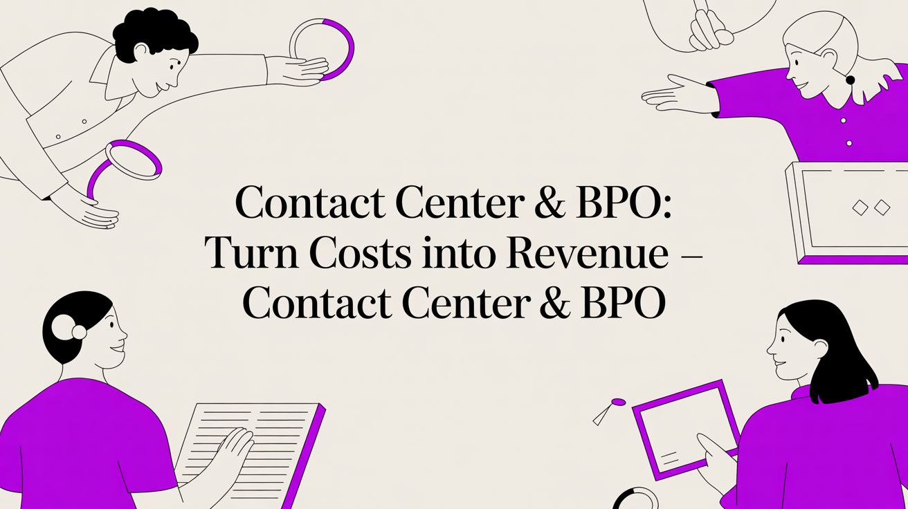 Contact Center & BPO: From Strategic Cost to Revenue Engine