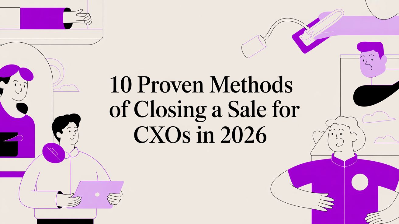 10 Proven Methods of Closing a Sale for CXOs in 2026