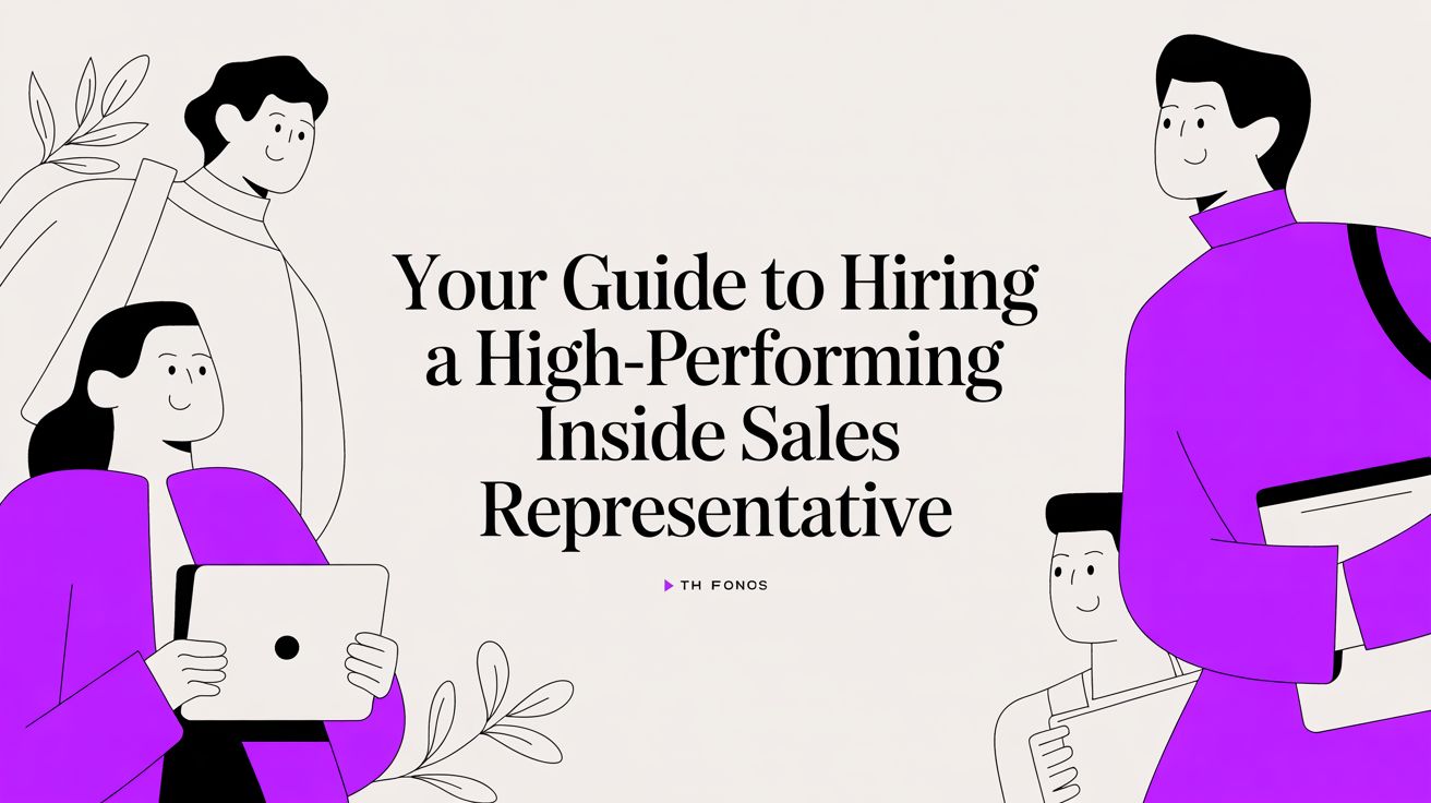 Your Guide to Hiring a High-Performing Inside Sales Representative