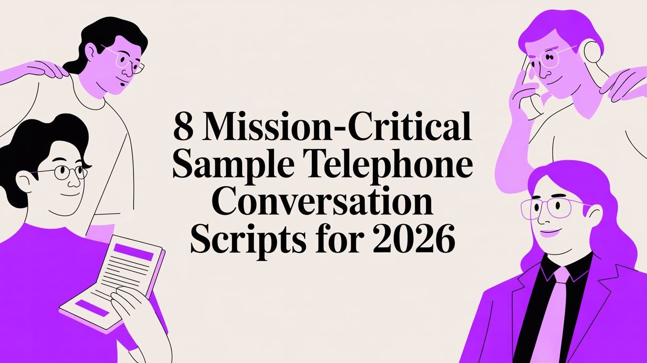 8 Mission-Critical Sample Telephone Conversation Scripts for 2026