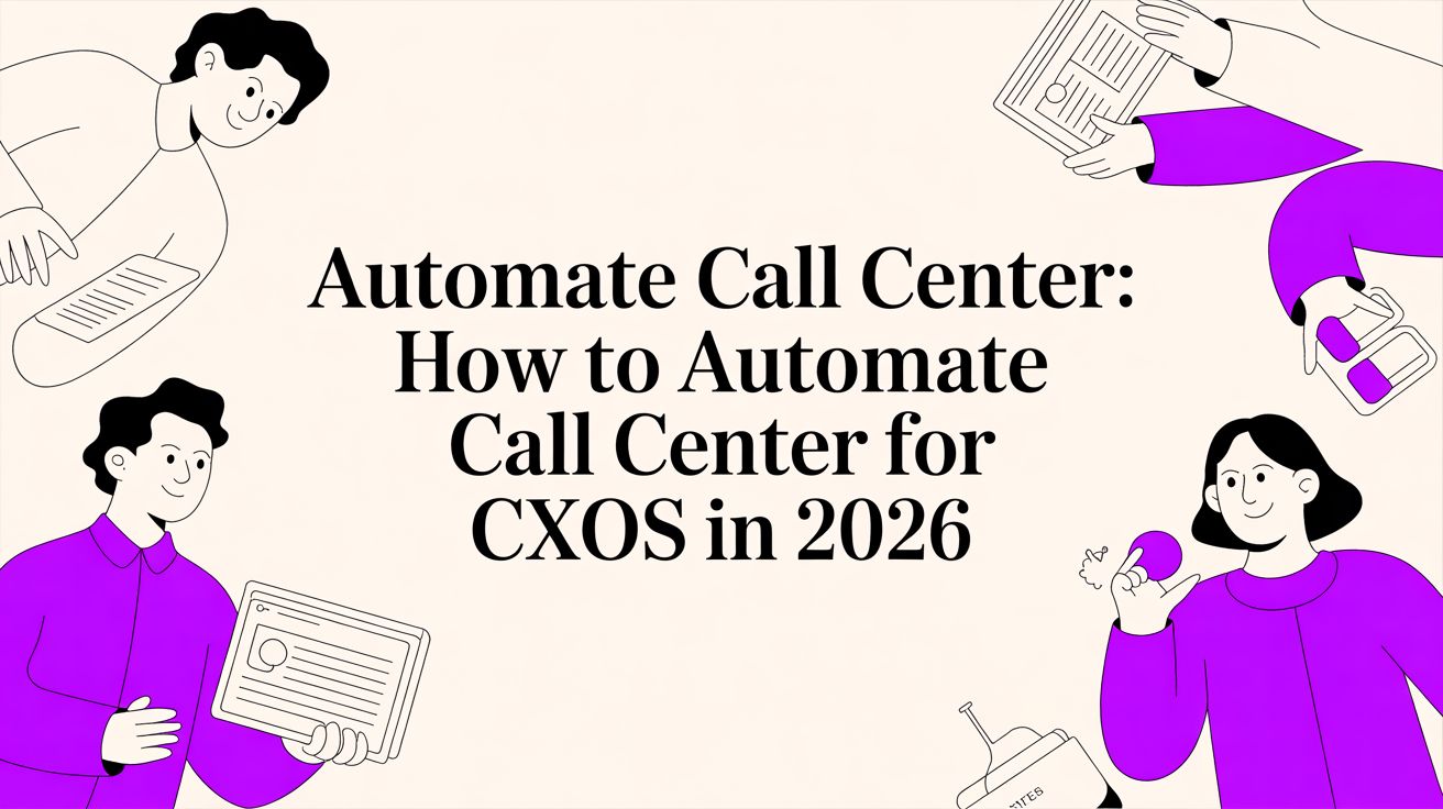 Automate Call Center: A Strategic Guide for CXOs in 2026