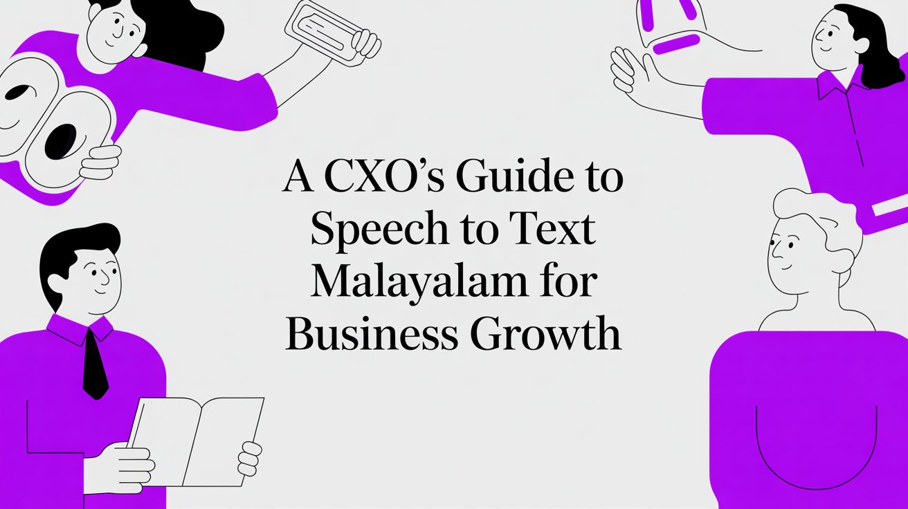 A CXO’s Guide to Speech to Text Malayalam for Business Growth