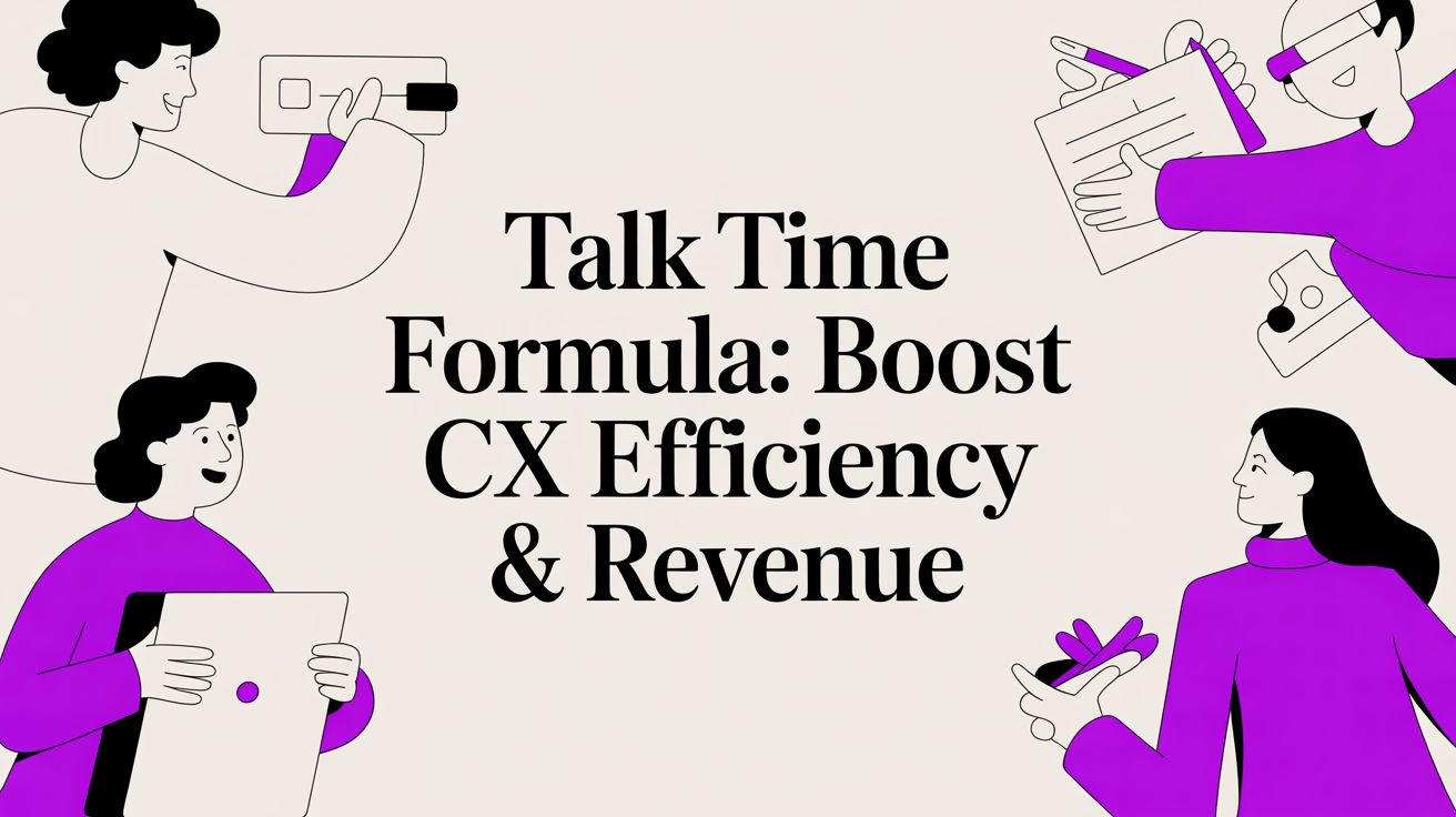 Talk Time Formula: A Strategic Guide for VPs and Directors to Boost CX Efficiency & Revenue