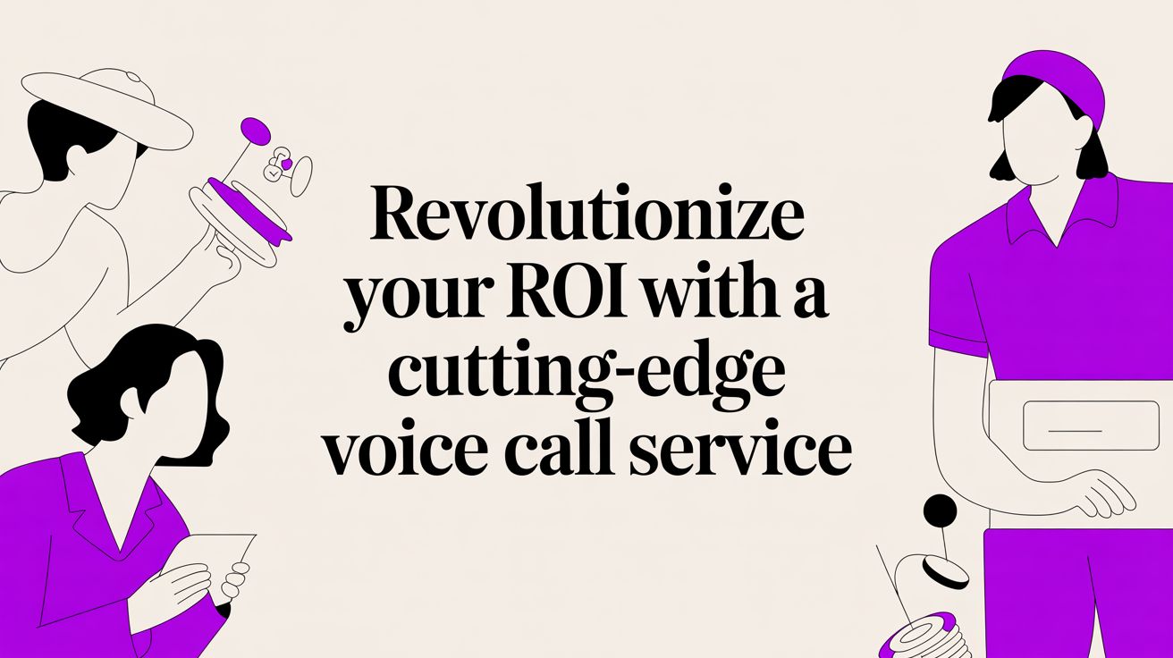 Revolutionize Your ROI with a Cutting-Edge Voice Call Service