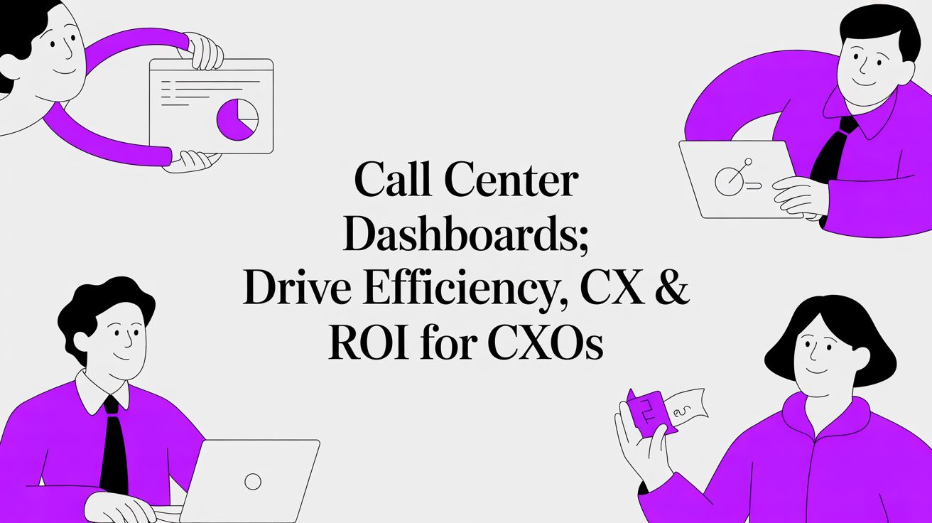 Call Center Dashboards: Drive Efficiency, CX & ROI for CXOs