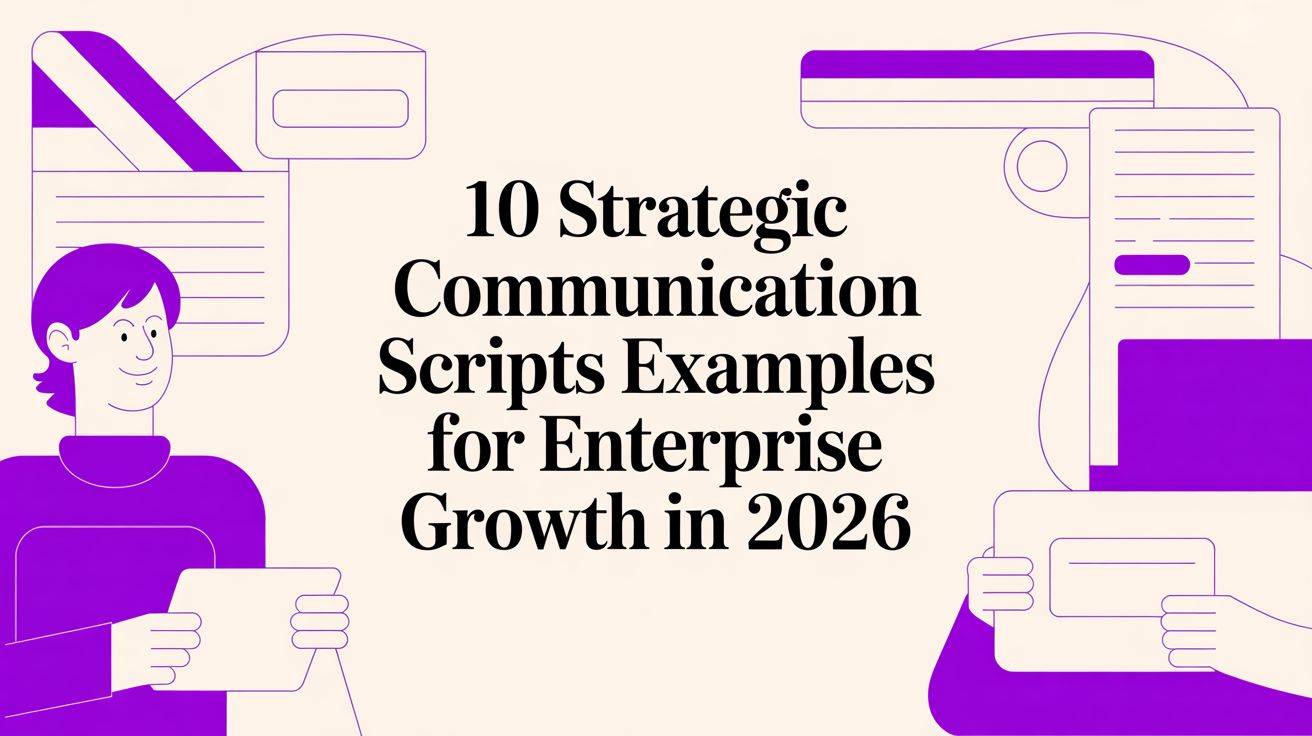 10 Strategic Communication Scripts Examples for Enterprise Growth in 2026