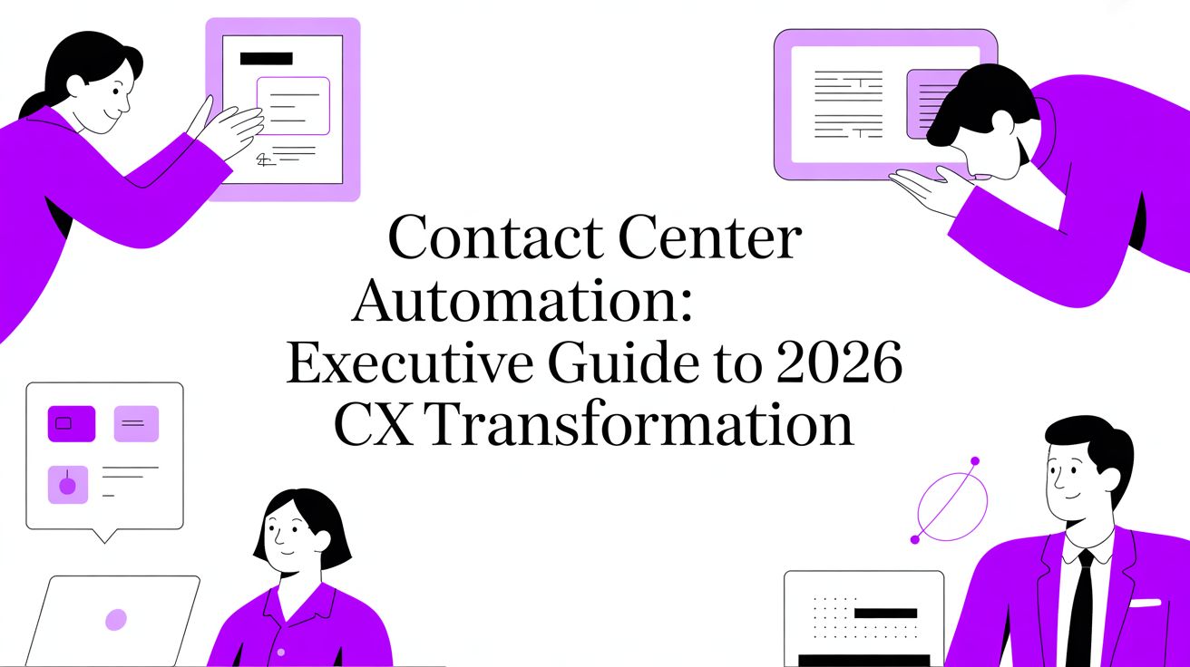 Contact Center Automation: Executive Guide to 2026 CX Transformation
