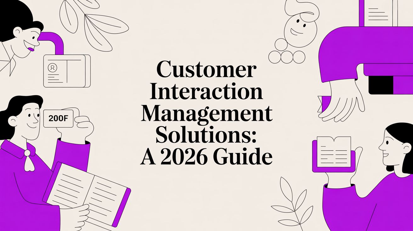 Customer Interaction Management Solutions: A 2026 Guide