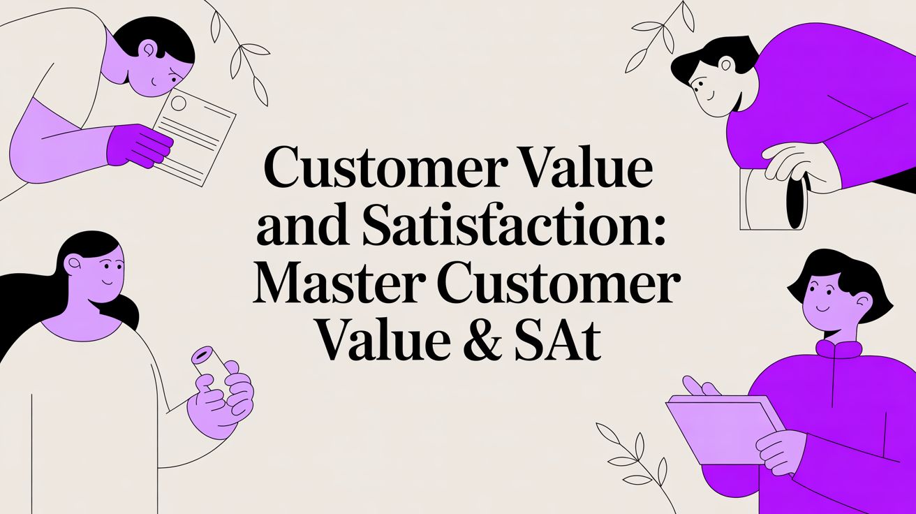 Customer value and satisfaction: Master Customer Value & Sat