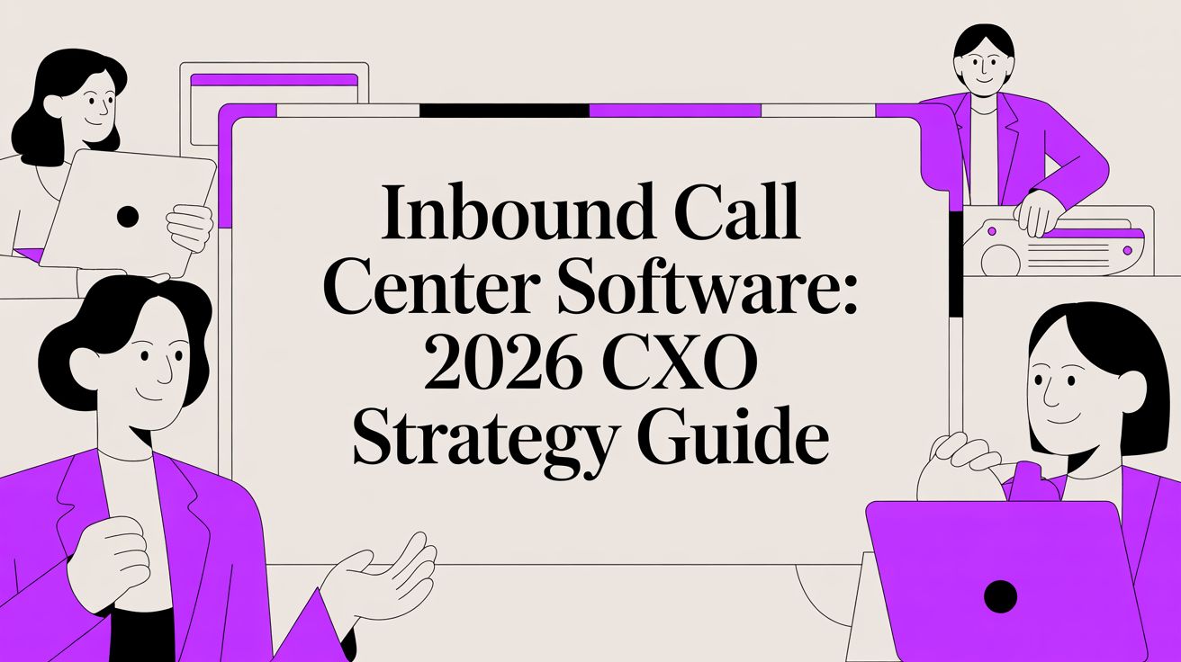 Inbound Call Center Software: 2026 CXO Strategy Guide