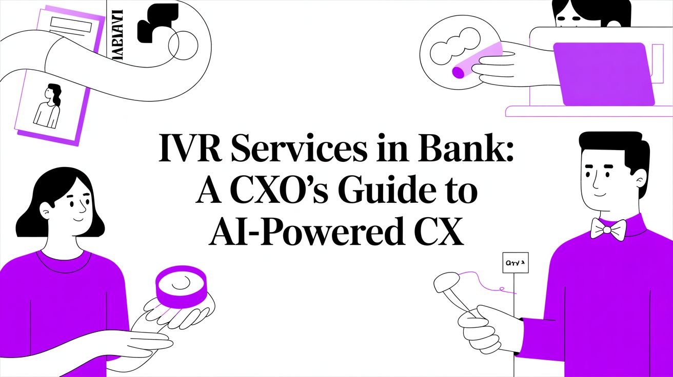 IVR Services in Bank: A CXO’s Guide to AI-Powered CX