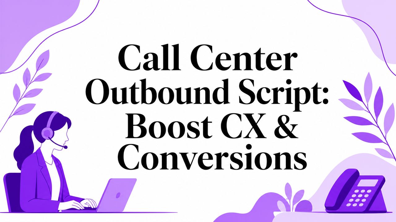 Call Center Outbound Script: Boost CX & Conversions