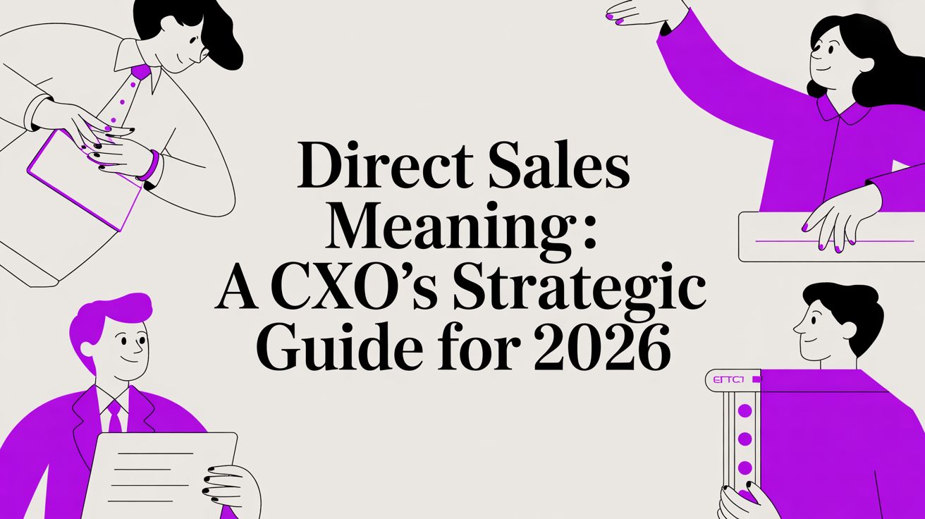 Direct Sales Meaning: A CXO’s Strategic Guide for 2026