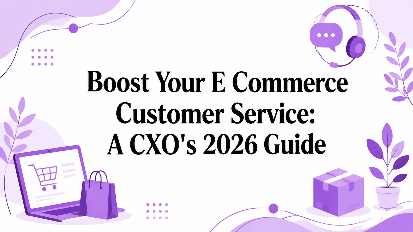 Boost Your E Commerce Customer Service: A CXO’s 2026 Guide