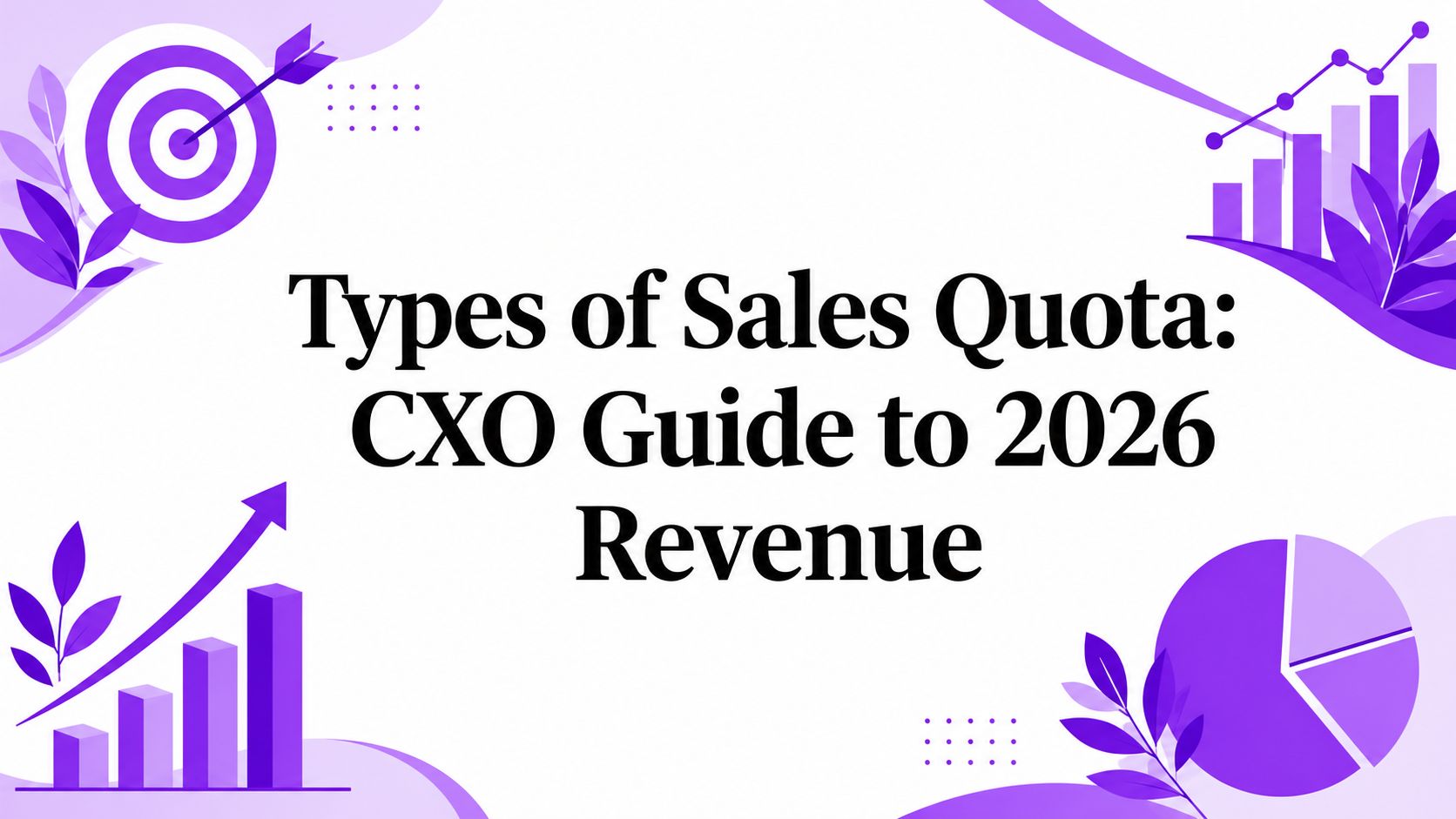Types of Sales Quota: CXO Guide to 2026 Revenue