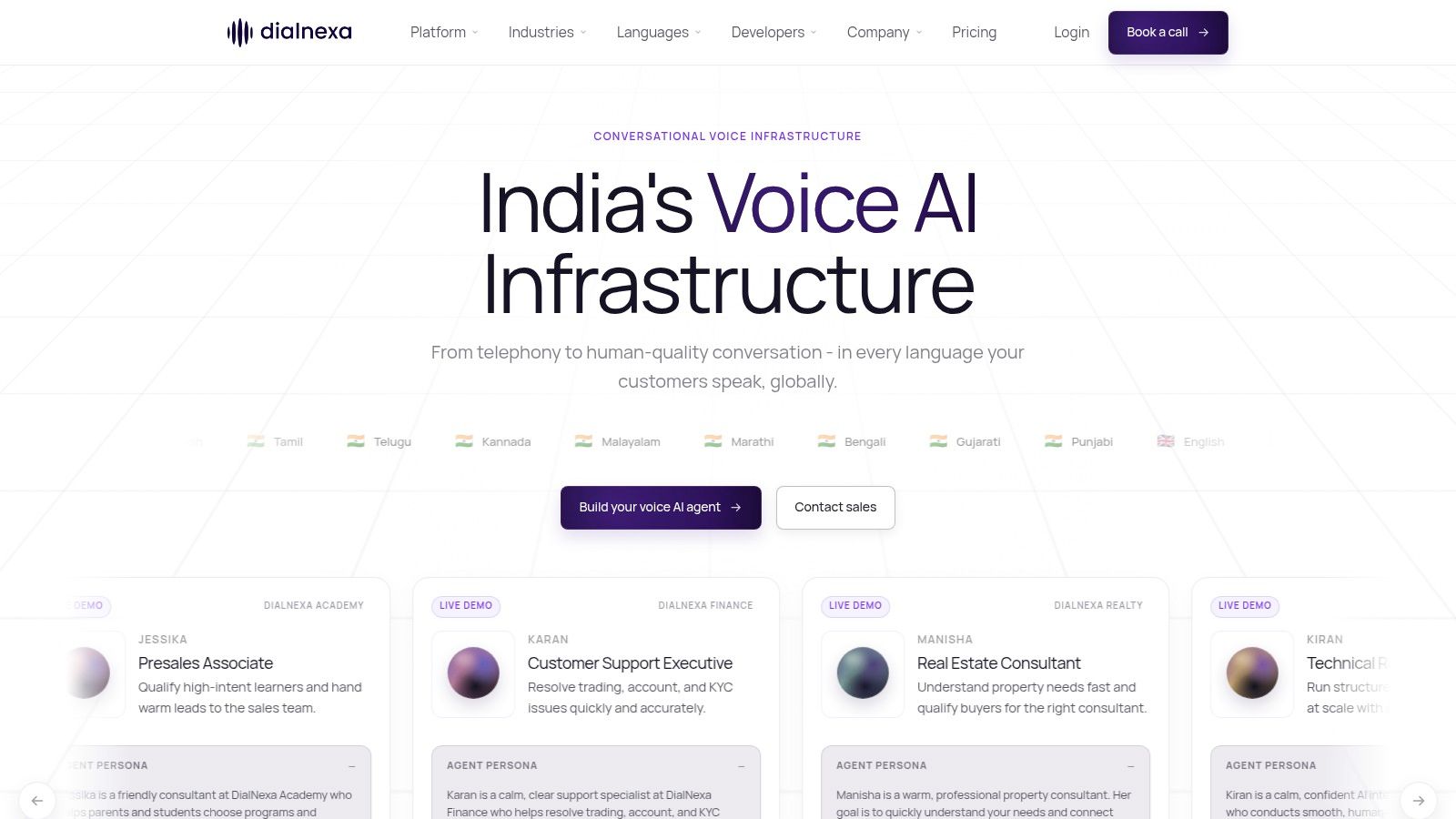Screenshot from https://dialnexa.com