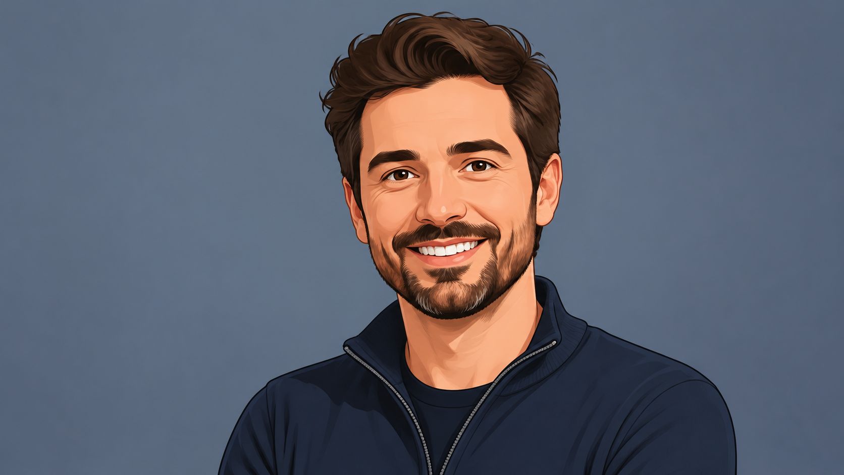Illustrated portrait of Aditya Kamat, co-founder of DialNexa and author of the article on BPO quality parameters.