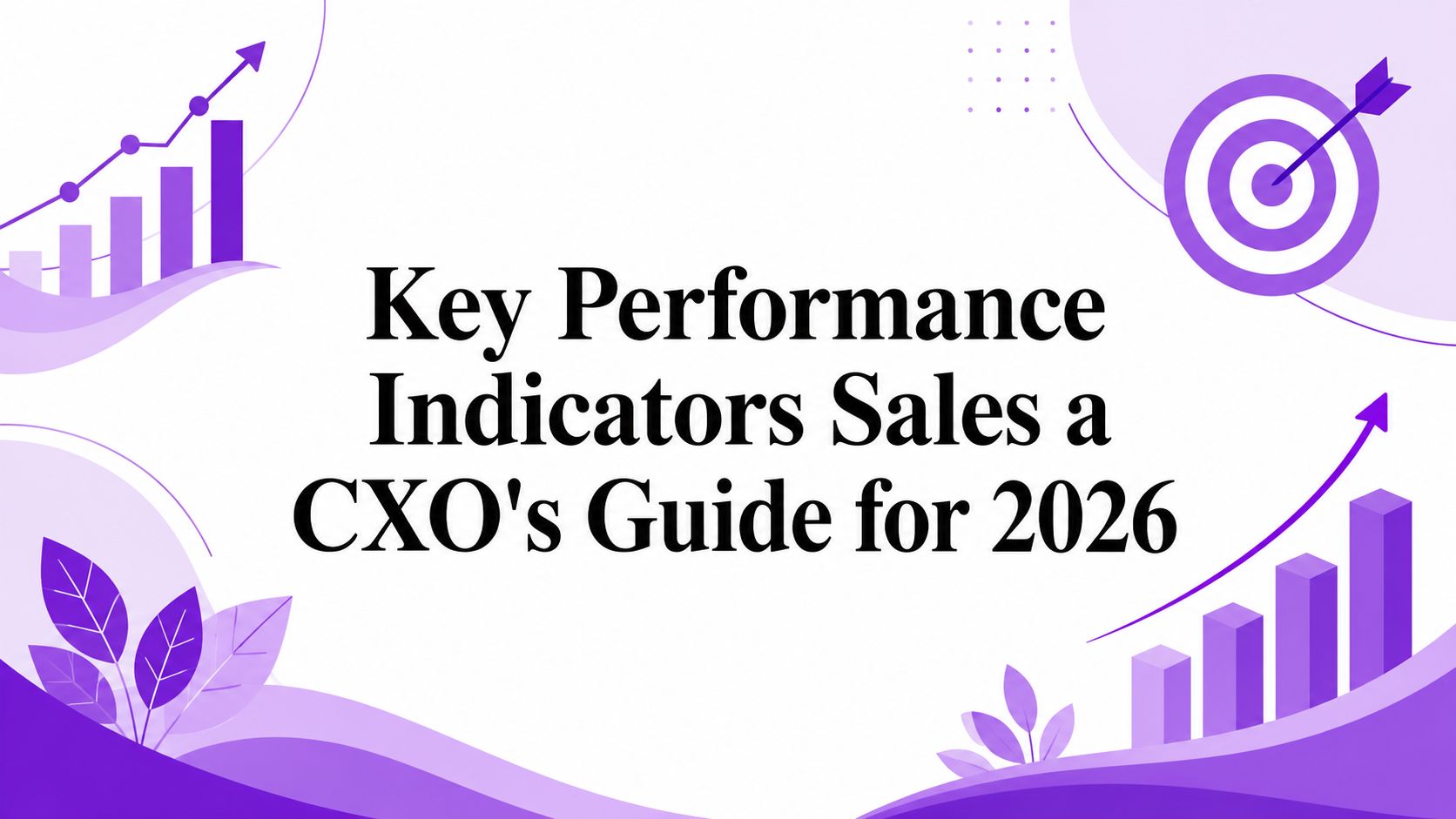Key Performance Indicators Sales a CXO’s Guide for 2026