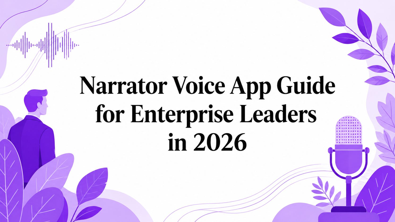 Narrator Voice App Guide for Enterprise Leaders in 2026