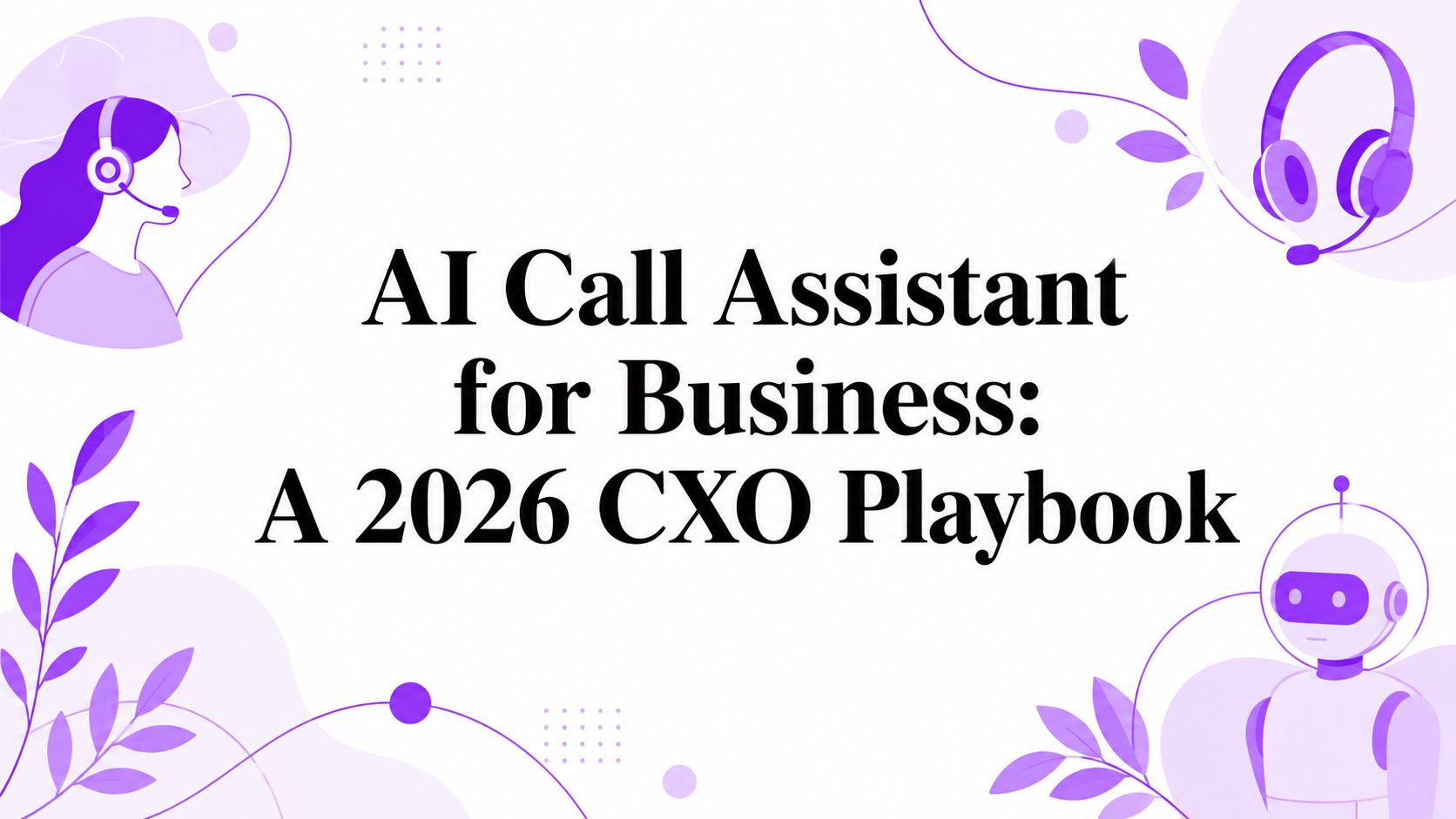 AI Call Assistant for Business: A 2026 CXO Playbook