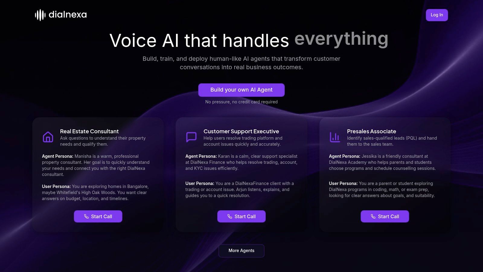 DialDialNexa AI Agents