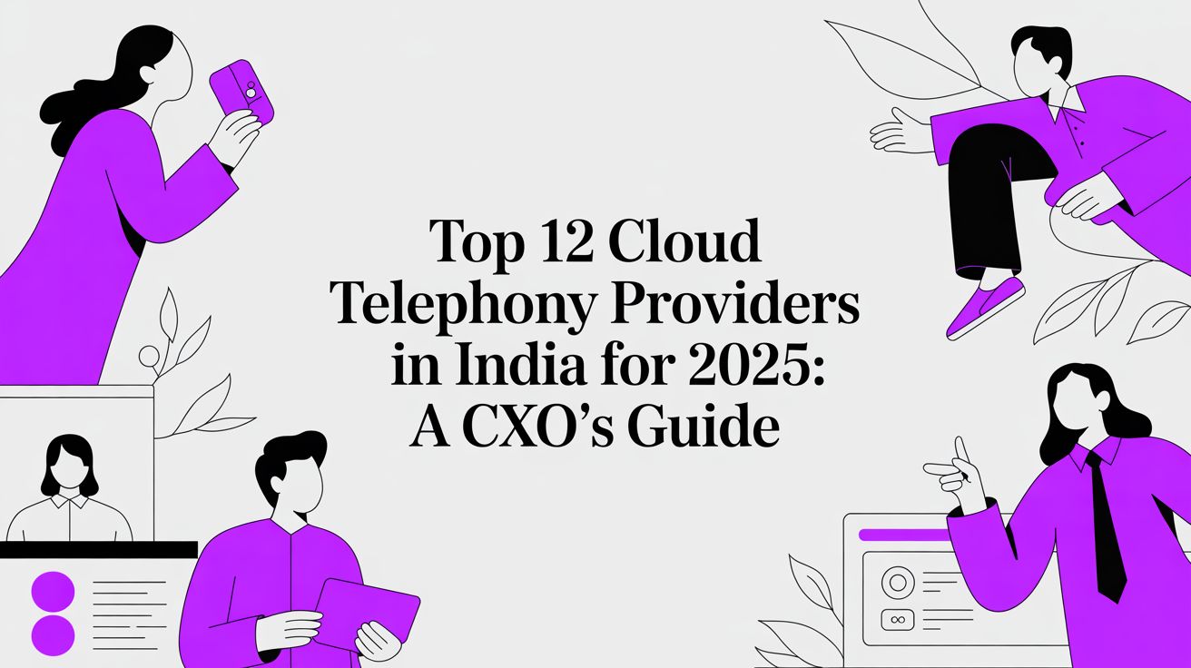 Top 12 Cloud Telephony Providers in India for 2026: A CXO’s Guide
