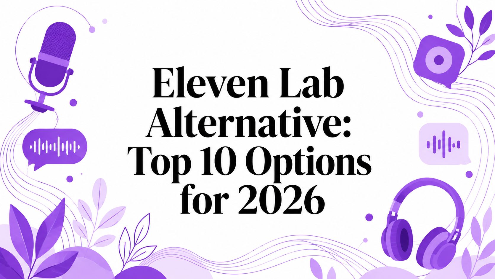Eleven Lab Alternative: Top 10 Options for 2026
