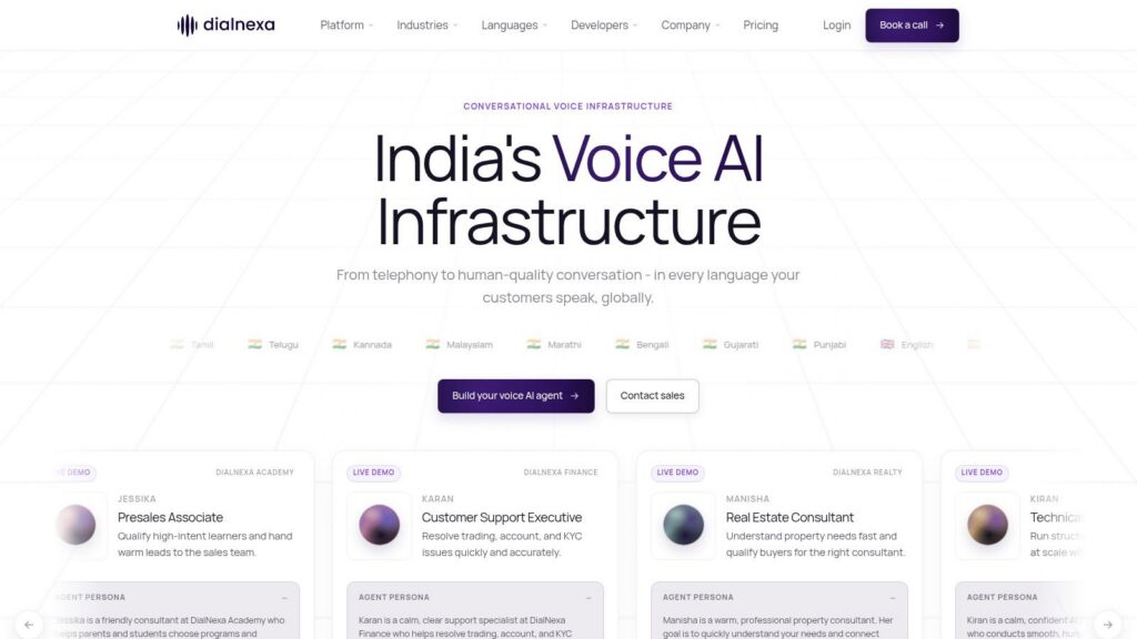 Dialnexa - best voice ai company in india