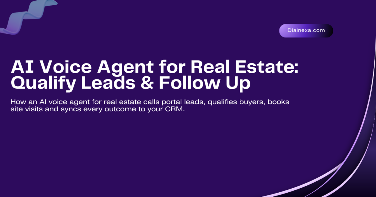 ai voice agent for real estate