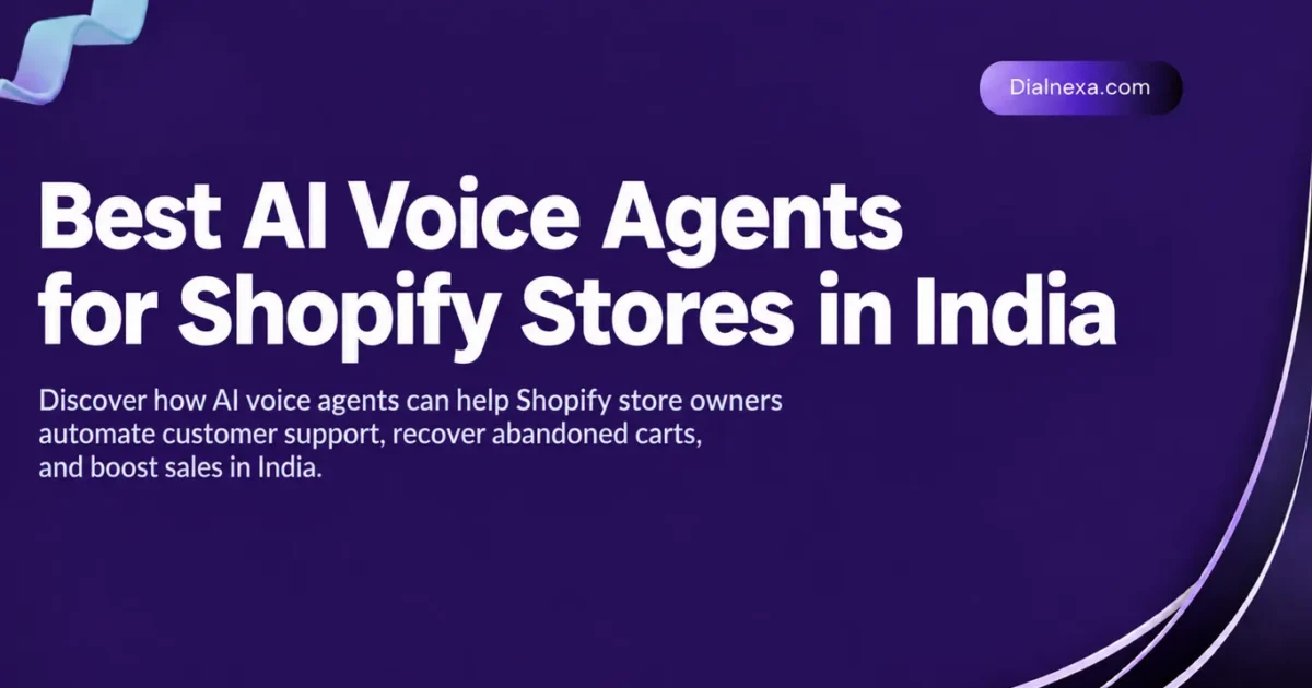 Best AI Voice Agents for Shopify Stores in India