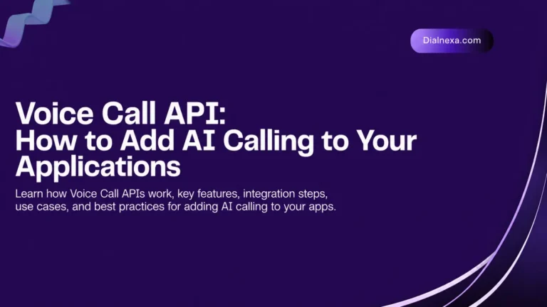 Voice Call API - How to Add AI Calling to Your Applications
